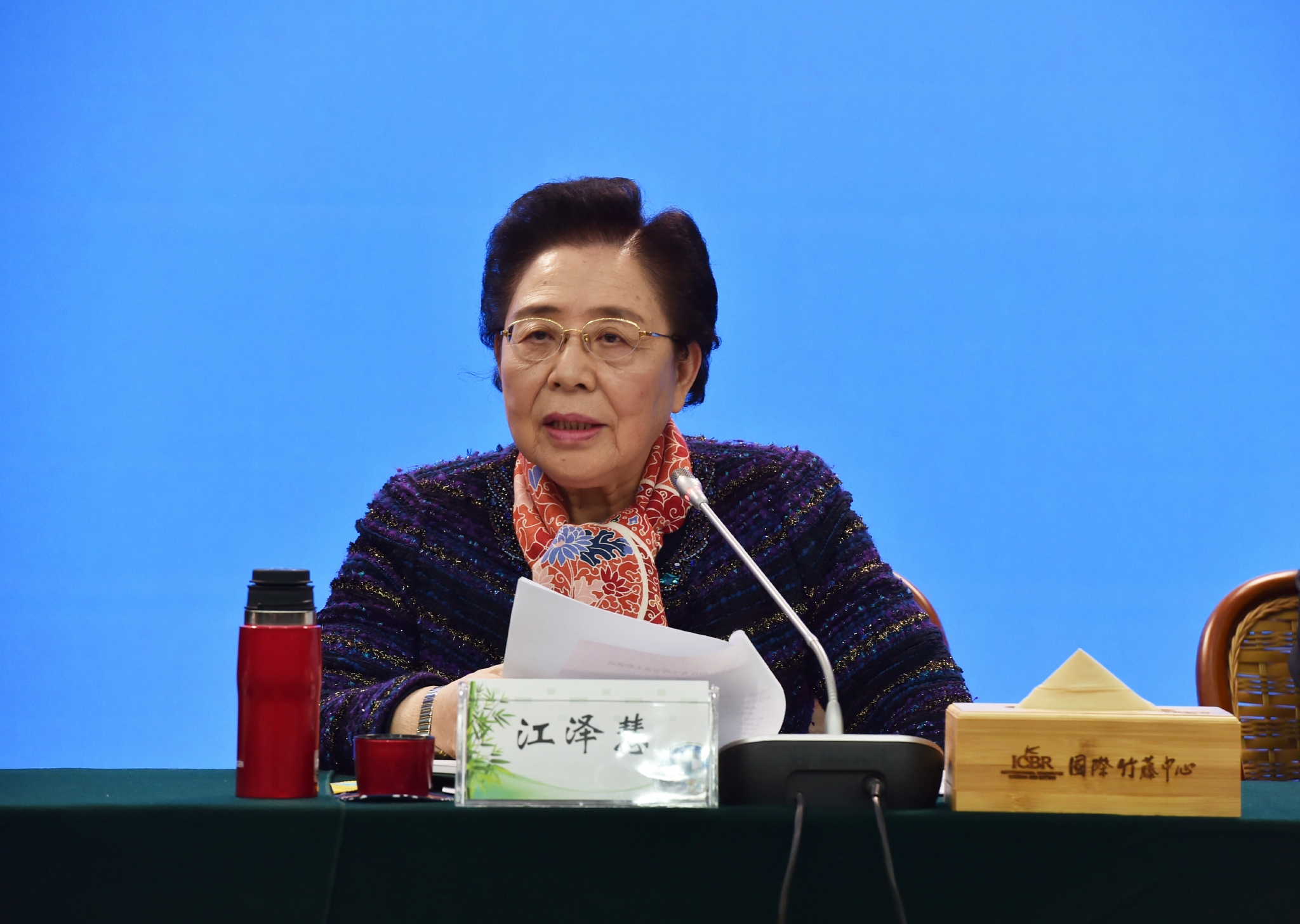 国际竹藤中心主任江泽慧